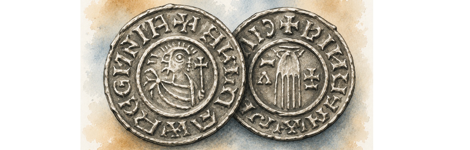 první stříbrné mince - denáry